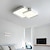 abordables Plafonniers-Plafonnier LED carré noir, plafonnier 18,7 &quot;lampe de salon dimmable cuisine moderne couloir chambre