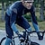 abordables Maillots pour hommes-21Grams Homme Maillot Velo Cyclisme manche longue Cyclisme Maillot Top avec 3 poches arrière VTT Vélo tout terrain Vélo Route Respirable Evacuation de l&#039;humidité Séchage rapide Bandes Réfléchissantes