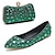 cheap Wedding Shoes-Women&#039;s Wedding Shoes Flats Valentines Gifts Bling Bling Evening Bag Party Polka Dot Bridal Shoes Bridesmaid Shoes Shoes And Bags Matching Sets Rhinestone Crystal Sparkling Glitter Flat Heel Pointed