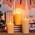 cheap Décor &amp; Night Lights-LED Candles Flameless Flickering Pillar Candles with Remote and Timer Battery Operated 3D Wick Real Wax Ivory Warm Light LED Pillar Candles for Home Decoration Indoor Set of 3(D3 x H456 Inch)