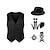 billiga Historiska- och vintagedräkter-Glada 20-talet 1920-talet Vintage-inspirerad Kläder Festklädsel Maskerad Väst Den store Gatsby Herre Herr Spänne Kraglös Halloween Halloween Hatt
