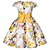 abordables Robes de fête-Enfants Fille Robe Robe de fête Fleur Manche Courte Utilisation Robe de baptême Noeud de cravate Princesse Polyester Midi robe soirée Eté Printemps 3-10 ans Rouge bordeaux Multicouleur Couleur bleue