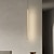 abordables Éclairages pour îlot-suspension led design liner, 56cm 1-lumière cordon réglable ligne design suspension pour chambre salon bar café lumineux argent/coppe (ampoule incluse)