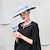 voordelige Feesthoeden-mode elegante polyester hoeden met veren 1 st bruiloft / feest / avond hoofddeksel