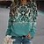 cheap Hoodies &amp; Sweatshirts-Women&#039;s Sweatshirt Pullover Basic Pink Blue Green Graphic Street Long Sleeve Round Neck Cotton