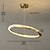 abordables Design Anneau et Rond-led pendentif lumière cercle design rond, 60cm cristal moderne led lustre pour salon luxe design créatif or luminaire rond îlot de cuisine lampes suspendues