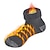 Χαμηλού Κόστους ανδρικές κάλτσες-Ανδρικά 2 ζευγάρια Κάλτσες Πλεκτές κάλτσες Καλτσοπαντόφλες Μαύρο και Σκούρο Γκρι Μαύρο Χρώμα Συνδυασμός Χρωμάτων Causal Καθημερινά Αθλητικά Ζεστό Φθινόπωρο &amp; Χειμώνας Μοντέρνα Ανατομικό