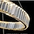 levne Lustry-křišťálové závěsné světlo led populární prstenový lustr moderní kruhy závěsná lampa interiérové bytové dekorace lampy 110-120v / 220-240v