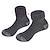 Χαμηλού Κόστους ανδρικές κάλτσες-Ανδρικά 2 ζευγάρια Κάλτσες Πλεκτές κάλτσες Καλτσοπαντόφλες Μαύρο και Σκούρο Γκρι Μαύρο Χρώμα Συνδυασμός Χρωμάτων Causal Καθημερινά Αθλητικά Ζεστό Φθινόπωρο &amp; Χειμώνας Μοντέρνα Ανατομικό