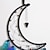 billiga Drömfångare-måndrömfångare handgjord present med färgglad fjäderkrok blomma vindspel prydnad vägghängande dekor konst boho stil 18x35cm/7.08&#039;&#039;x13.78&#039;&#039;