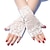 billige Bryllupshandsker-Blonde Håndledslængde Handske Elegant / Blonde Med Ren Farve Bryllup / festhandske