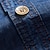 abordables chemises en jean pour hommes-Homme Chemise Chemise en chambray Chemise d'été Chemise en jean Chemise Boutonnée Chemise en Jean bleu marine Bleu Bleu clair Manche Courte Uni Couleur Unie Col Rabattu Extérieur Vacances Boutonné