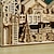levne Skládačky-3D dřevěné puzzle DIY model santa&#039;s factory puzzle hračka dárek pro dospělé a dospívající festival / dárek k narozeninám
