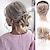 cheap Chignons-Messy Bun Curly Wavy Synthetic Hair Scrunchies Extension Hairpieces for Women Bun Wig Claw in Bun Messy Chignons Hair Extensions(12H24#Light Golden Brown Mix Golden Brown)