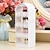 cheap Jewelry &amp; Cosmetic Storage-Plastic Clear Earrings Studs Display Rack Folding Screen Earring Jewelry Display Stand Holder Storage Box Gift For Women