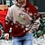Χαμηλού Κόστους ανδρικά 3d hoodies-Γραφική Χριστούγεννα Ανδρικά Μοντέρνα 3D εκτύπωση Φούτερ με Κουκούλα Υπαίθρια Αθλήματα Αργίες Διακοπές Με Κουκούλα Κόκκινο / Άσπρο Πράσινο Ανοικτό Μακρυμάνικο Με Κουκούλα Στάμπα Μπροστινή τσέπη