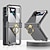 abordables Coques Samsung-téléphone Coque Pour Samsung Galaxy Z Flip 5 Z Flip 4 Etui folio Clapet Rotation à 360 ° Protection complète du corps Transparente Couleur Pleine PC