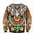 cheap Novelty Funny Hoodies &amp; T-Shirts-American Indian Totem Cartoon Manga Sweatshirt Anime 3D Graphic For Couple&#039;s Men&#039;s Women&#039;s Adults&#039; 3D Print Casual Daily