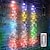 ieftine Fâșii LED-snur de lumini cascada lumini cu led 2m 200leduri lumini de viță de vie sârmă de cupru petrecere de nuntă de Crăciun decorare copac de vacanță