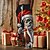 voordelige Grappige kerstoutfit-Kerstmis Hawaiiaanse broek Voor heren Grappig Doodskoppen Broeken Trekkoord elastische taille Casual Feestavondkleding kerstfeest Strand Kleding Broek met rechte pijpen 3D-afdrukken Zwart blauw Groen