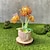 お買い得  ビルディングブロック-ビルディングブロックのおもちゃ 388個 年齢14アップ マイクロ粒子のおもちゃ マイクロ粒子アセンブリ diyのおもちゃのビルディングブロック 鉢植えの花 小さなギフト 花の部屋の日記 重要な菊