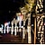 Недорогие LED ленты-солнечные гирлянды гирлянды уличные рождественские украшения солнечные и подключаемые 20 м 10 м с дистанционным управлением гирлянда большая панель быстрая зарядка украшение рождественского сада