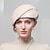 voordelige Feesthoeden-mode elegante 100% wol / zijden hoeden met pure kleur / satijnen strik 1pc speciale gelegenheid / feest / avond hoofddeksel