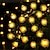 ieftine Fâșii LED-licurici păpădie zână șir lumini 10m-50m solare și plug-in dublu scop în aer liber flori impermeabile șir lumini flori creative șir lumini lumini de vacanță în aer liber petrecere vacanță solar eu