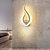 voordelige wandlampen-led wandlamp indoor wandlamp 2 stuks moderne acryl zwarte wandmontage wandlamp geschikt voor thuiskantoor bar ac85-265v
