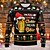 voordelige Grappige kerstoutfit-Voor heren Eland Grafische prints Bier Sweatshirt Sweatshirt Stoppen Lichtgewicht hoodie Lange mouw Trui Strakke ronde hals Streetwear Ontwerper Casual 3D-afdrukken Dagelijks Sport Feestdagen