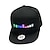 tanie Nowinki-unisex bluetooth led telefon komórkowy sterowana aplikacją czapka z daszkiem przewiń tablica z wiadomościami hip-hopowa czapka z daszkiem typu snapback