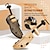 abordables accesorios de perforación-Ajustable 1 Uds. Camilla de zapatos unisex, zapatos de madera, estante moldeador de árboles, zapatos planos de madera, botas, expansor de árboles