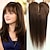 cheap Human Hair Pieces &amp; Toupees-Human Hair Toppers For Women 100% Remy Human Hair Topper With Bangs 150% Density Silk Base Clip In Topper For Women