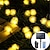 رخيصةأون أضواء شريط LED-أضواء سلسلة الجنية الهندباء من فايرفلاي 10 م -50 م تعمل بالطاقة الشمسية والمكونات المزدوجة في الهواء الطلق مقاومة للماء أزهار سلسلة أضواء الزهور الإبداعية سلسلة أضواء عطلة في الهواء الطلق حفلة عطلة