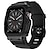 billige Apple Watch-bånd-Militær beskyttelse Kompatibel med Apple Watch-klokkereim Justerbar Pustende Silikon Erstatningsklokkerem til Series 6 / SE / 5/4 44mm Apple Watch Series 8 Apple Watch Series 1