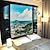 economico arazzo paesaggistico-finestre boschi paesaggi grandi arazzi arte coperte tende famiglia camere da letto soggiorno decorazioni