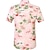 halpa miesten käännetyt havaijilaiset paidat-Miesten Paita Havaiji paita Havaijilaispaita Kukka Flamingo Graafiset tulosteet Sänkyjen avaus Vaalea vaaleanpunainen Keltainen Punastuvan vaaleanpunainen Apila Vaalean sininen 3D-tulostus ulko- Katu