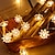 billige LED-kædelys-led 3d blomstersnore 6m 3m aa batteri strøm ferie stringfairy lys fleksibel string lys til jul ferie bryllup fest dekoration belysning