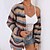 cheap Cardigans-Women&#039;s Cardigan Sweater Jumper Ribbed Knit Pocket Knitted Striped Open Front Stylish Casual Daily Holiday Winter Fall Yellow S M L