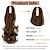 cheap Ponytails-Claw Clip Ponytail Extension 20 Inch Clip in Wavy Ponytail Hair Extensions Long Pony Tails for Women Extensions Ash Blonde Mix Light Brown Wave Hairpiece