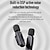 preiswerte Mikrofone-Kabelloses Lavalier-Mikrofon mit Rauschunterdrückung für Audio-Video-Aufnahmen für iPhone/iPad/Android/Xiaomi/Samsung Live-Spielmikrofon