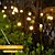 economico Illuminazione vialetto-1/2pcs luci solari da giardino lucciola luci ondeggianti esterne starburst 6/8 teste opzionali decorazioni natalizie per esterni ha condotto la luce decorazione esterna lampade paesaggistiche fuochi