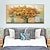 billiga Blom- och växtmålningar-mintura handgjorda träd landskap oljemålningar på duk väggkonst dekoration modern abstrakt bild för heminredning rullad ramlös osträckt målning