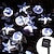 levne LED pásky-solární hvězdice skořápka řetězová světla oceán téma 12m-100led 7m-50led 6,5m-30led venkovní voděodolná girlanda světla vánoční večírek svatba dovolená zahrada domácí dekorace