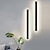 billiga Vägglampor för inomhusbelysning-led vägglampor lång remsa moderna inomhus metall vägglampor spegelbelysning vägg lampetter varm kall vit 3000/6000k 1500lm akryl sovrum vägg lampetter