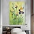 levne Květinové či botanické obrazy-botanická olejomalba plátno nástěnná umělecká dekorace malba květiny scenérie pro bytové dekorace válcované bezrámové nenatažené malby