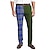 cheap Chinos-Men&#039;s Trousers Chinos Slacks Chino Pants Jogger Pants Plaid Checkered Comfort Soft Office Business Streetwear Casual Fuchsia Blue Red Inelastic