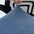 preiswerte Bürostuhlbezug-Bezug für Computer-Bürostuhl Stretch drehbar Gaming-Sitz Schonbezug Jacquard grau grün blau khaki Uni einfarbig weich strapazierfähig waschbar