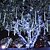cheap LED String Lights-Meteor Shower Rain Lights Waterproof 30cm 8 Tubes Holiday Raindrops LED Marquee String Lights for Indoor Outdoor Gardens Christimas Party Tree Wedding