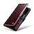 ieftine Carcase iPhone-telefon Maska Pentru Samsung Galaxy Toc de piele Piele Sloturi pentru carduri Flip magnetic Mată TPU